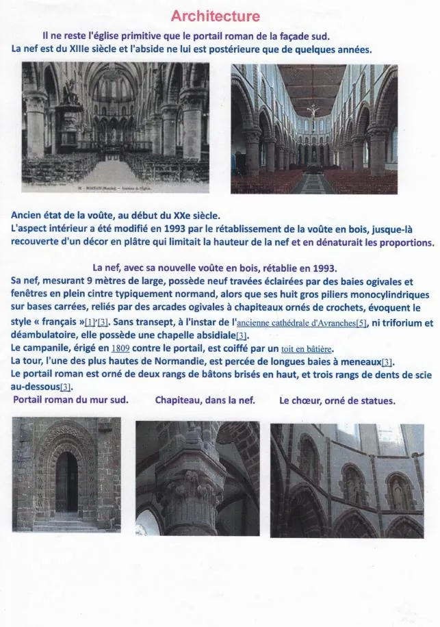 Architecture de la nef et du chœur