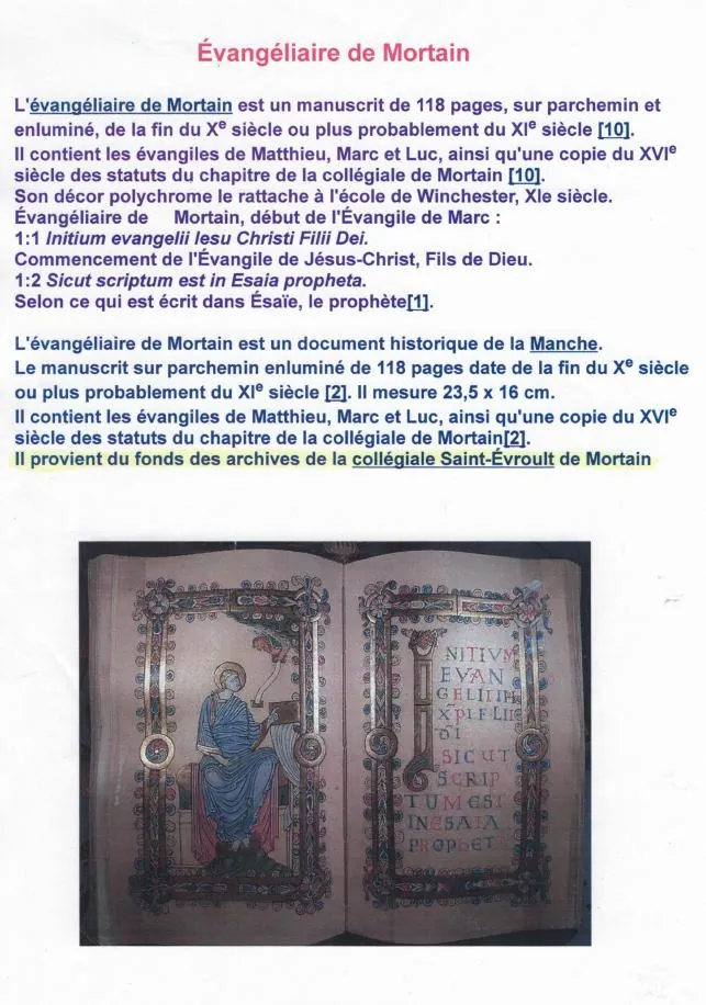 L’évangéliaire de Mortain