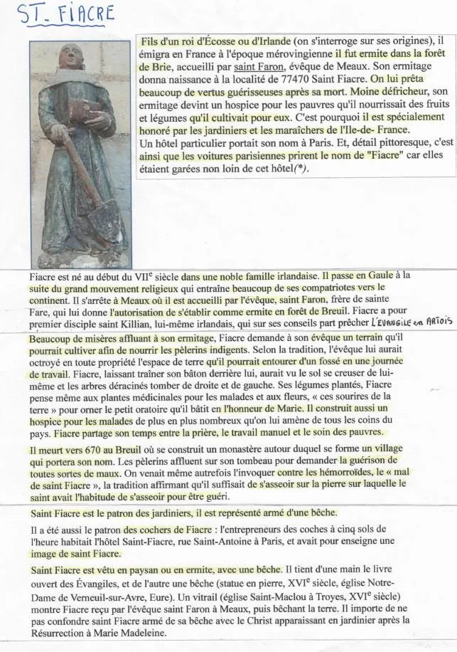 Saint Fiacre
