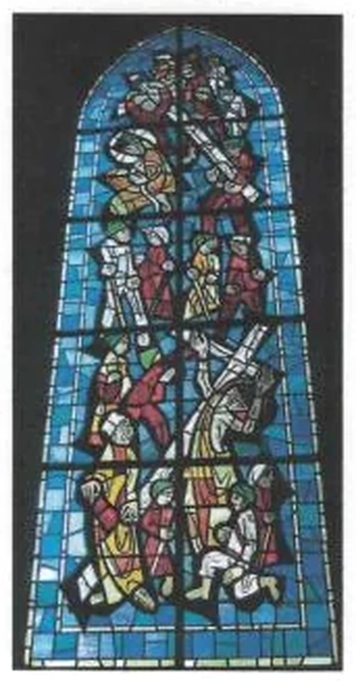 Troisième station — Jésus tombe pour la première fois